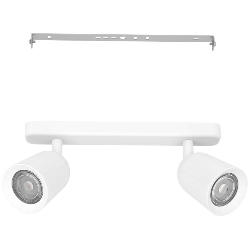 Eglo - Spotarmatur 2xGU10/10W/230V hvid