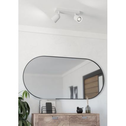 Eglo - Spotarmatur 2xGU10/10W/230V hvid