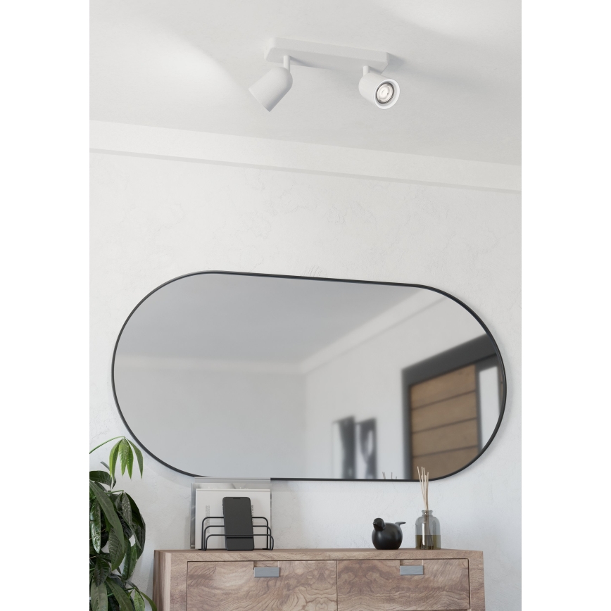 Eglo - Spotarmatur 2xGU10/10W/230V hvid