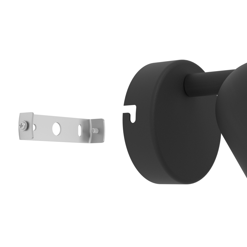 Eglo - Vægspot 1xGU10/5W/230V sort