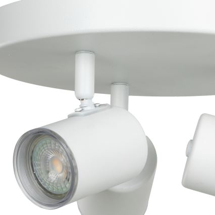Eglo - Badeværelsesspot 3xGU10/5W/230V Ø25 cm IP44 hvid