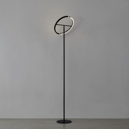 Eglo - Dæmpbar LED-gulvlampe 2xLED/8,8W/230V sort