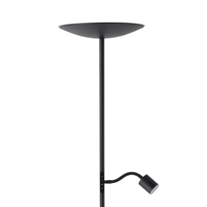 Eglo - LED dæmpbar gulvlampe LED/26,5W/230V + LED/4W sort