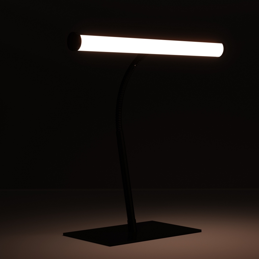 Eglo - LED-dæmpbar berøringsbetjent bordlampe LED/5W/230V 2700/4000/6500K sort krom