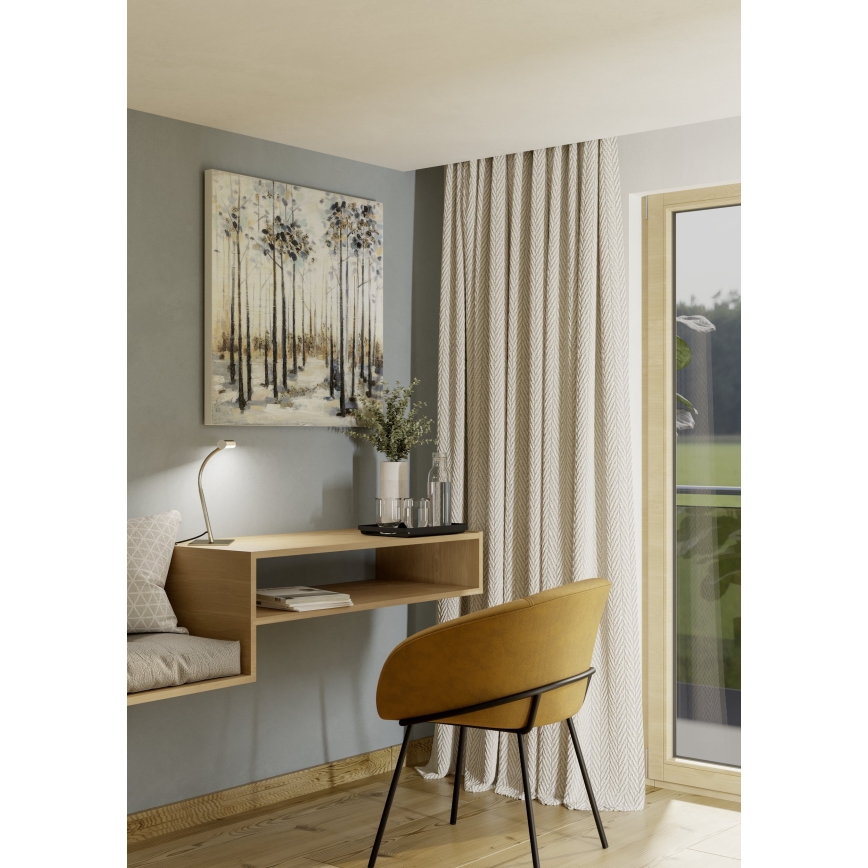 Eglo - Dæmpbar berøringsbetjent LED-bordlampe LED/5W/230V 2700/4000/6500K mat krom