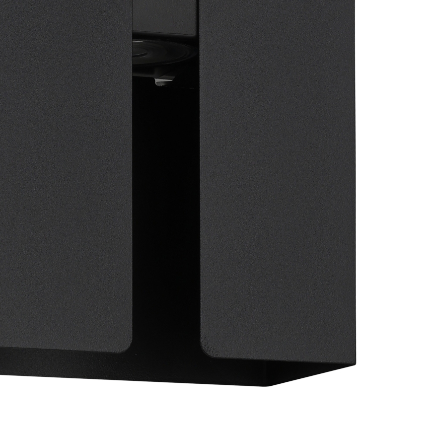 Eglo - LED udendørs væglampe 2xLED/4W/230V 2700/4000/6000K. IP44 sort