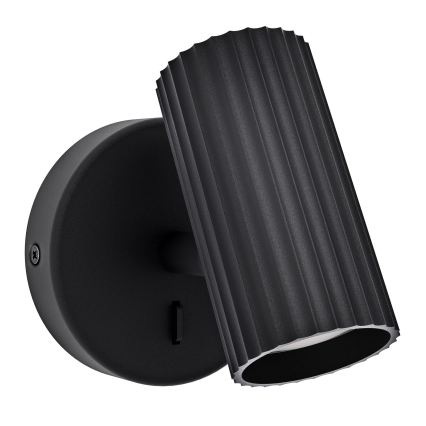 Eglo - Vægspot 1xGU10/5W/230V sort