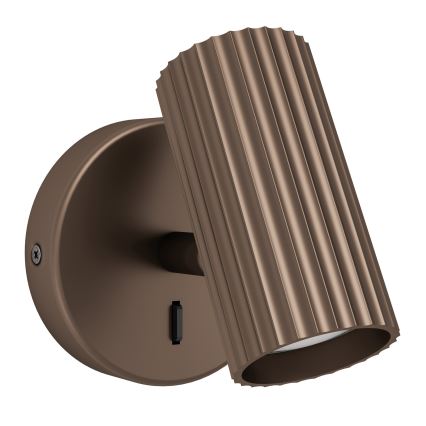 Eglo - Vægspot 1xGU10/5W/230V brun