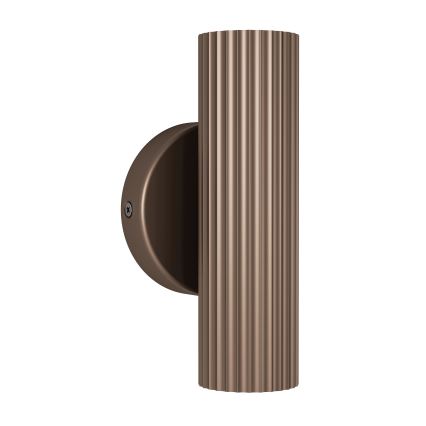 Eglo - Væglampe 2xGU10/5W/230V brun