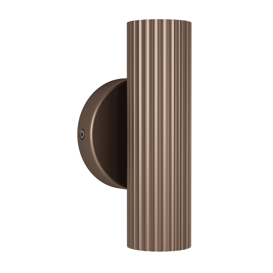 Eglo - Væglampe 2xGU10/5W/230V brun