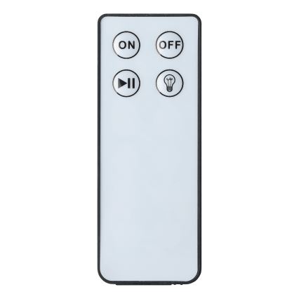 Eglo - Sæt med 3 stk. RGB LED-udendørslamper, 1 W/230 V, IP44, sort + fjernbetjening