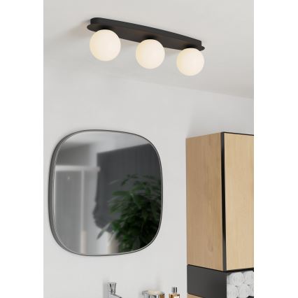 Eglo - LED loftlampe til badeværelse 3xG9/4,2W/230V IP44 sort