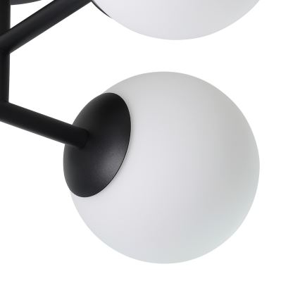 Eglo - LED badeværelsesloftlampe, påbygget, 4xG9/4,2W/230V, IP44, sort