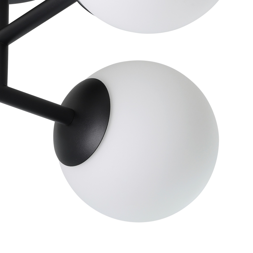 Eglo - LED badeværelsesloftlampe, påbygget, 4xG9/4,2W/230V, IP44, sort