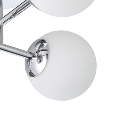 Eglo - LED overflademonteret loftlampe til badeværelse 4xG9/4,2W/230V IP44 blank krom