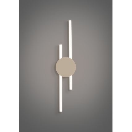 Eglo - LED væglampe LED/20W/230V + LED/0,91W beige