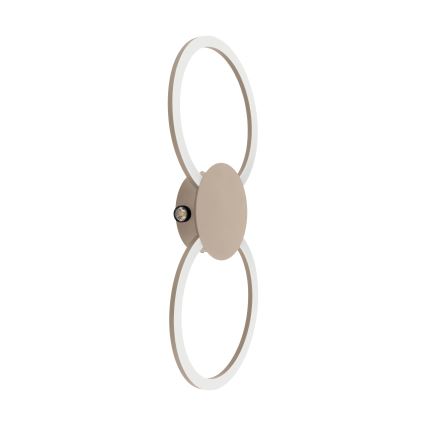 Eglo - LED væglampe LED/20W/230V + LED/0,91W beige