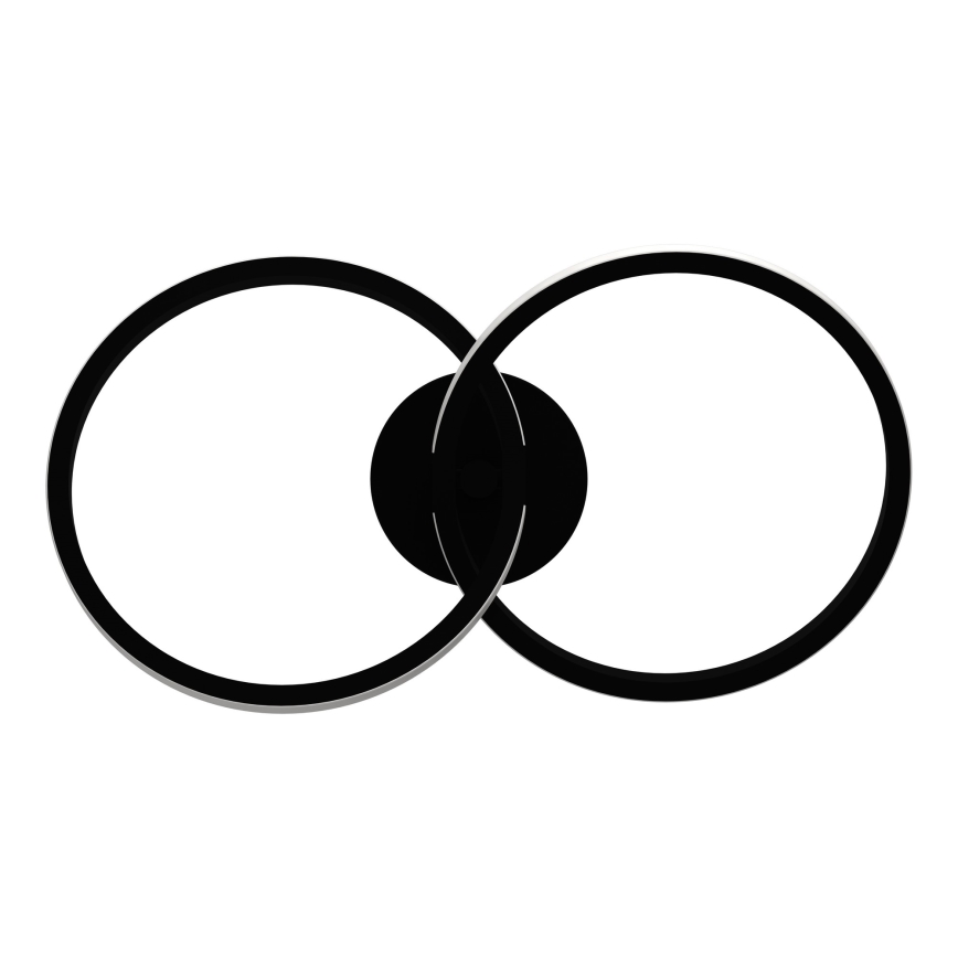 Eglo - LED-loftlampe LED/12W/230V 2700/4000/6500K sort