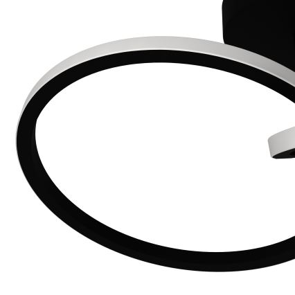 Eglo - LED-loftlampe LED/12W/230V 2700/4000/6500K sort