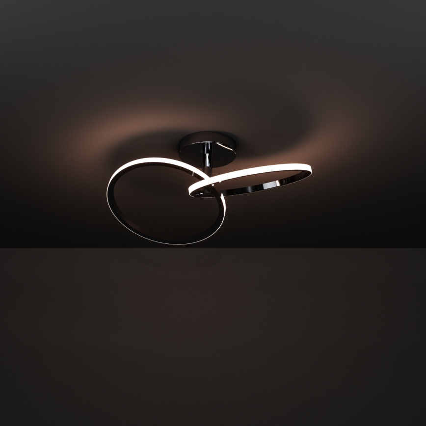 Eglo - LED loftlampe LED/12W/230V 2700/4000/6500K blank krom