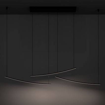 Eglo - Dæmpbar LED-pendel på kabel LED/22W/230V 2700/4000/6500K sort