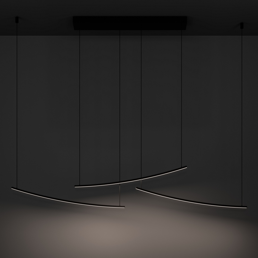 Eglo - Dæmpbar LED-pendel på kabel LED/22W/230V 2700/4000/6500K sort