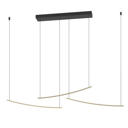 Eglo  - LED Dæmpbar lysekrone på wire LED/22W/230V 2700/4000/6500K guld