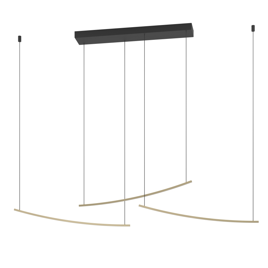 Eglo  - LED Dæmpbar lysekrone på wire LED/22W/230V 2700/4000/6500K guld