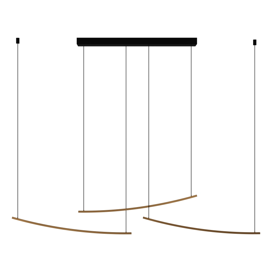 Eglo  - LED Dæmpbar lysekrone på wire LED/22W/230V 2700/4000/6500K guld