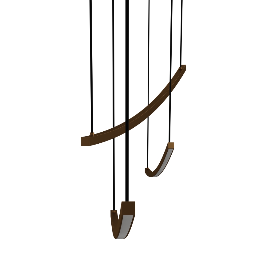 Eglo  - LED Dæmpbar lysekrone på wire LED/22W/230V 2700/4000/6500K guld