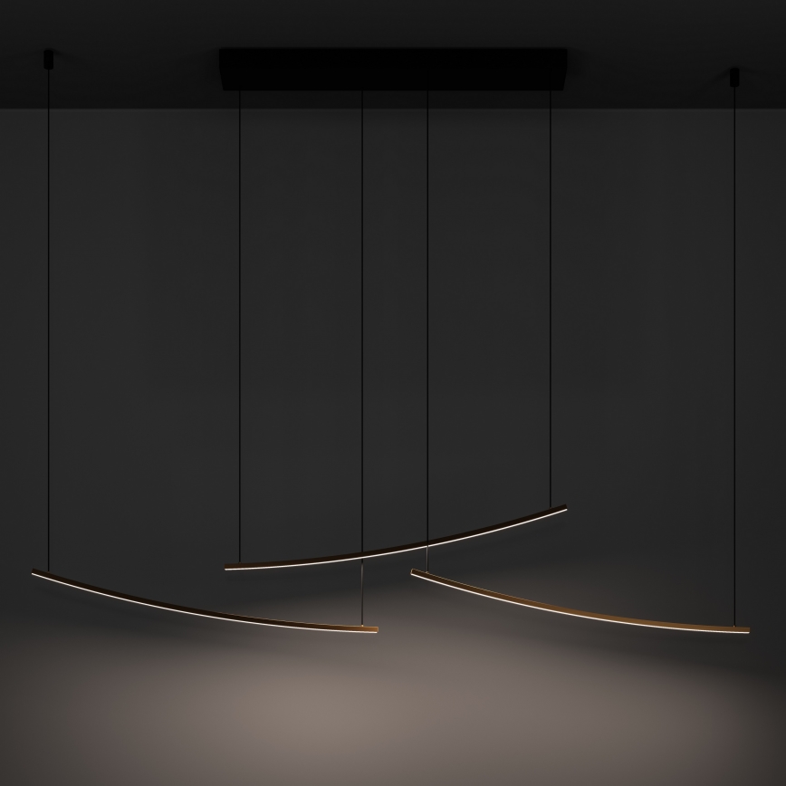 Eglo  - LED Dæmpbar lysekrone på wire LED/22W/230V 2700/4000/6500K guld