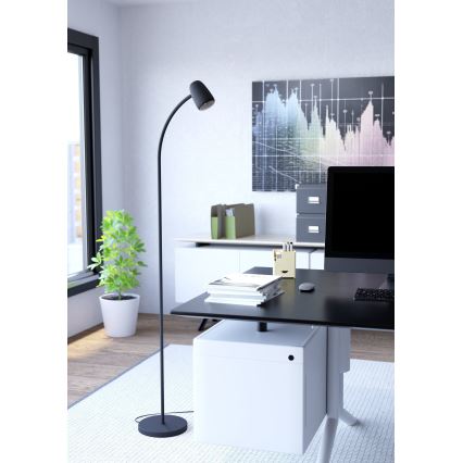 Eglo - Gulvlampe 1xE14/18W/230V sort