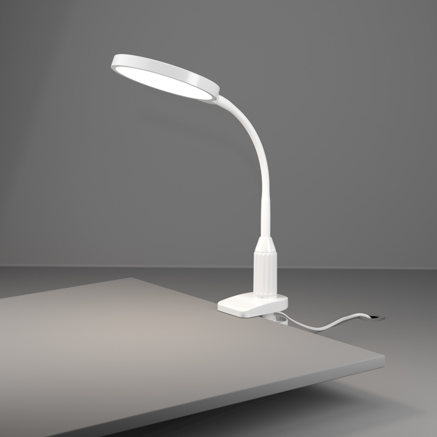 Eglo - LED dæmpbar fleksibel lampe med klemme LED/5,5W/230V 2700/4000/6500K hvid