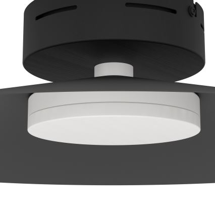 Eglo - LED RGBW dæmpbar loftlampe LED/15,5W/230V 2700-6500K Ø45 cm sort