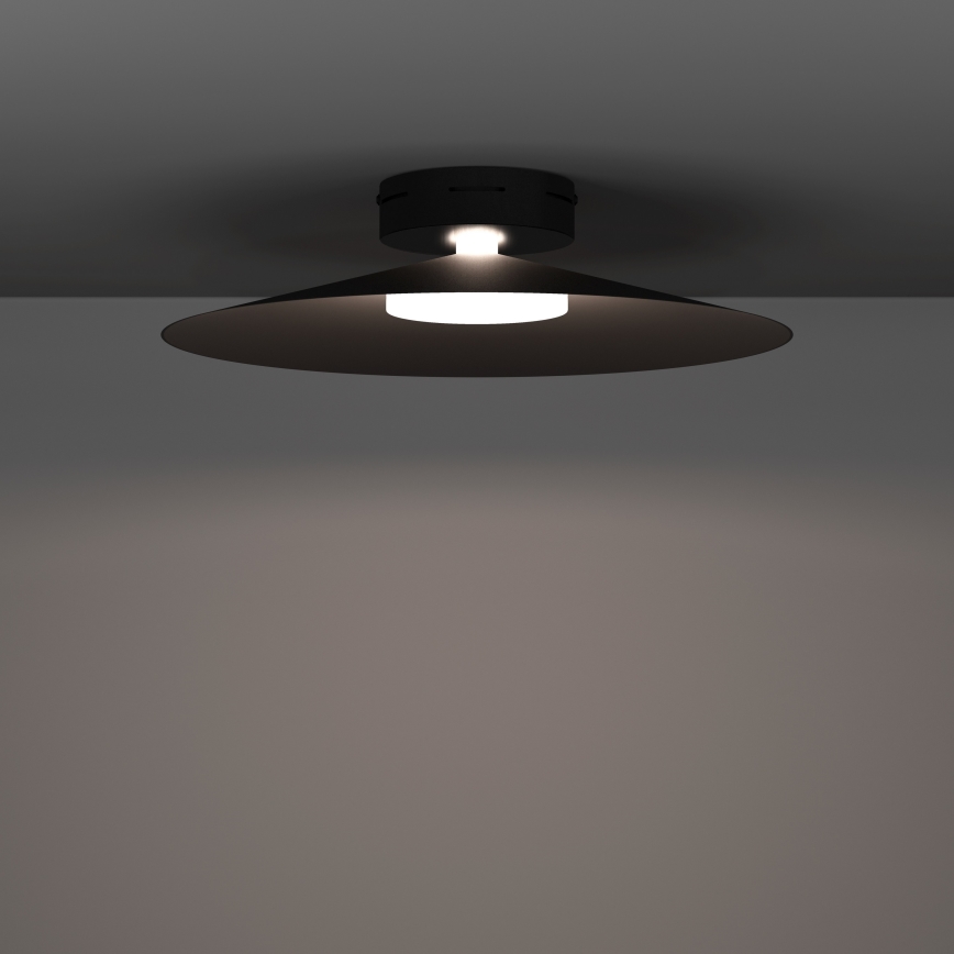 Eglo - LED RGBW dæmpbar loftlampe LED/15,5W/230V 2700-6500K Ø45 cm sort