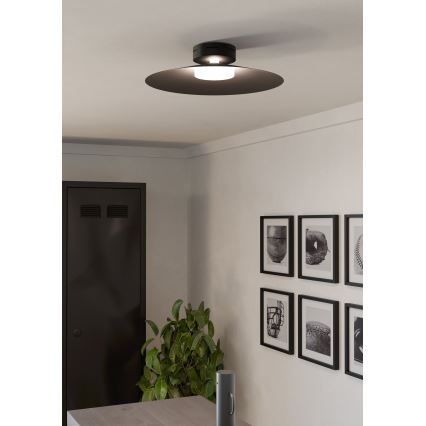 Eglo - LED RGBW dæmpbar loftlampe LED/15,5W/230V 2700-6500K Ø45 cm sort