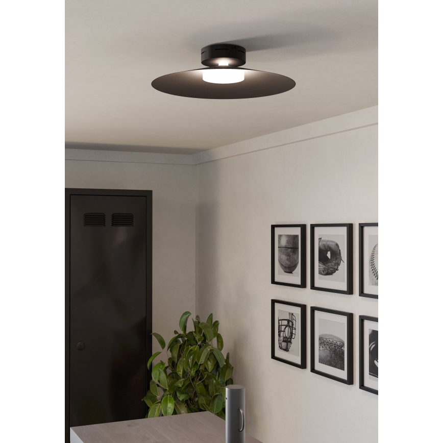 Eglo - LED RGBW dæmpbar loftlampe LED/15,5W/230V 2700-6500K Ø45 cm sort