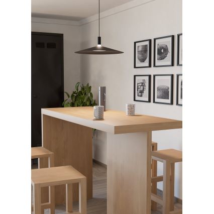 Eglo - LED RGBW dæmpbar pendellampe på wire LED/15,5W/230V 2700-6500K sort