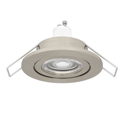 Eglo - LED badeværelsesindbygningsspot 1xGU10/4,5W/230V IP44 mat krom