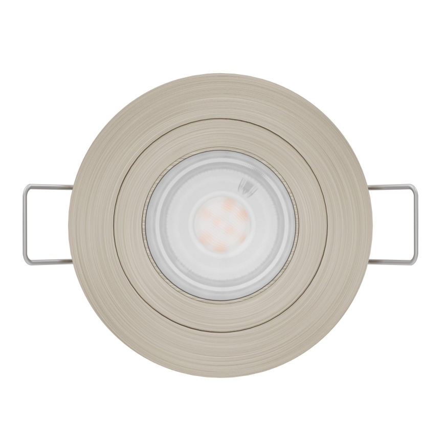 Eglo - LED badeværelsesindbygningsspot 1xGU10/4,5W/230V IP44 mat krom