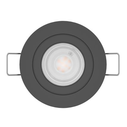 Eglo - LED indbygningsspot 1xGU10/4,5W/230V sort