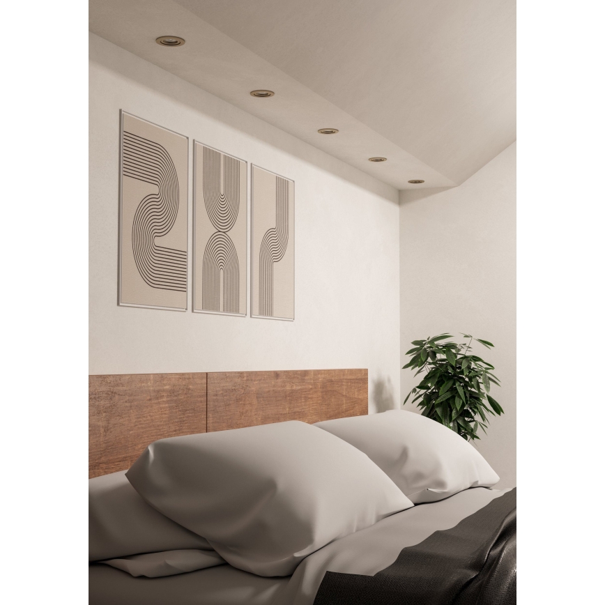 Eglo - LED indbygningsspot LED/4,8W/230V 2700/4000/6500K mat krom