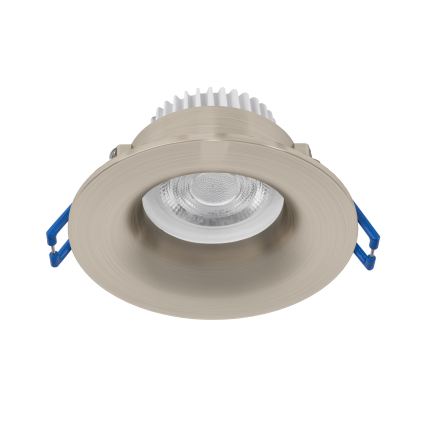 Eglo - LED indbygningsspot til badeværelse LED/4,9W/230V 2700/4000/6500K Ø 8,8 cm IP65 mat krom