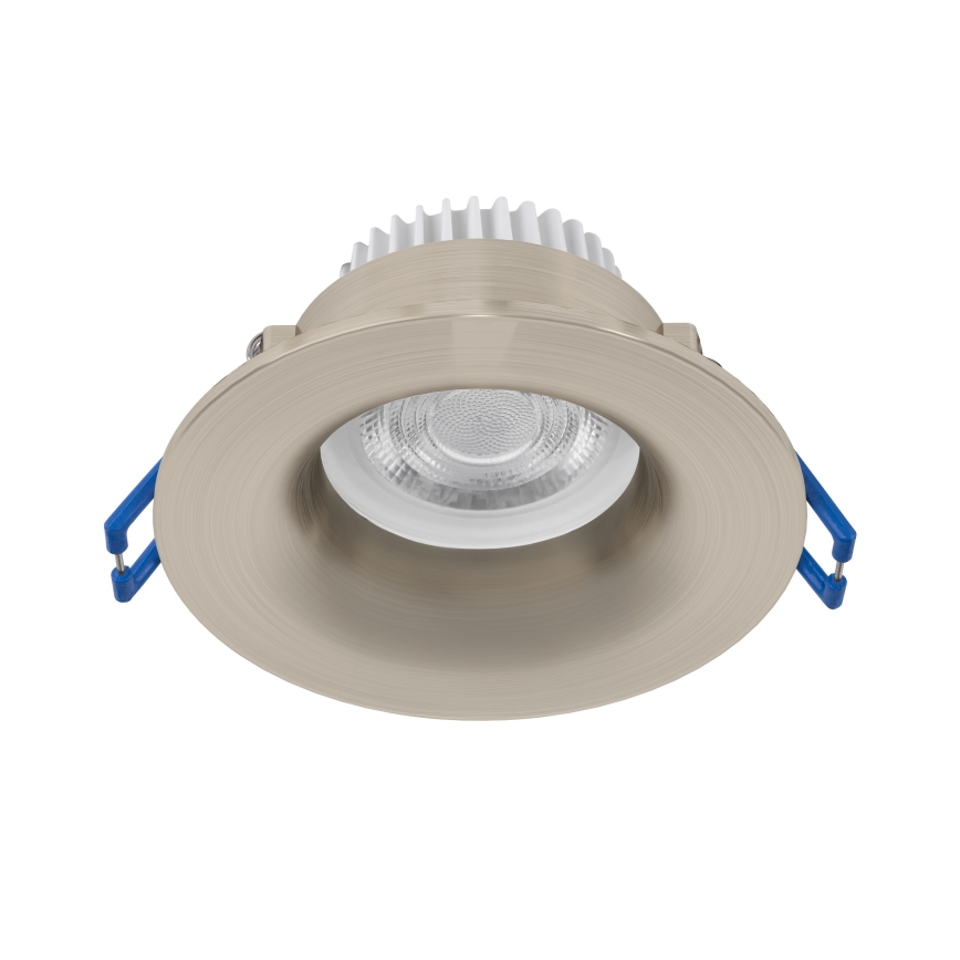 Eglo - LED indbygningsspot til badeværelse LED/4,9W/230V 2700/4000/6500K Ø 8,8 cm IP65 mat krom