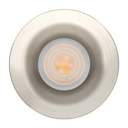 Eglo - LED indbygningsspot til badeværelse LED/4,9W/230V 2700/4000/6500K Ø 8,8 cm IP65 mat krom