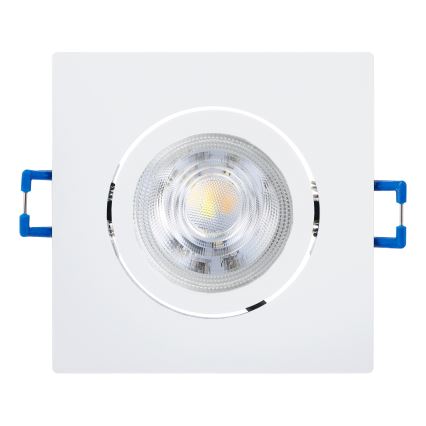 Eglo - Sæt med 3 LED dæmpbare indbygningsspots LED/4,8W/230V 8,8x8,8 cm hvid