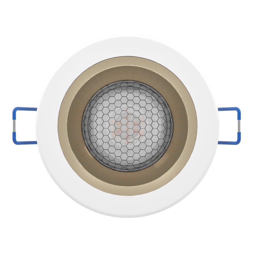 Eglo - LED RGBW Dæmpbar indbygningsarmatur til badeværelset LED/4,8W/230V 2700-6500K IP44 hvid/guld