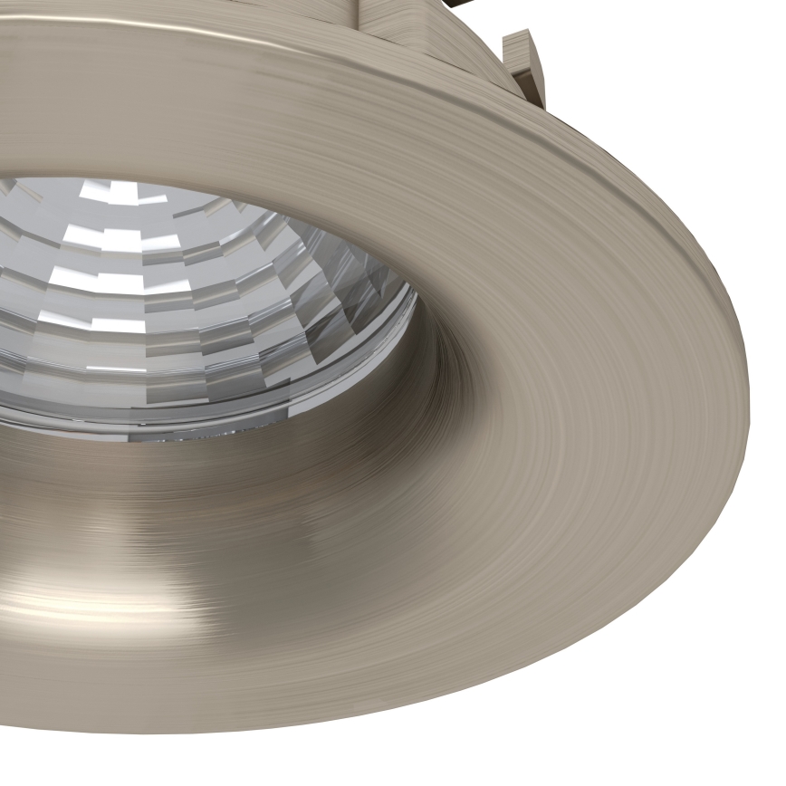 Eglo - Sæt med 3 LED dæmpbare indbygningsspots LED/6,4W/230V Ø 8,8 cm mat krom