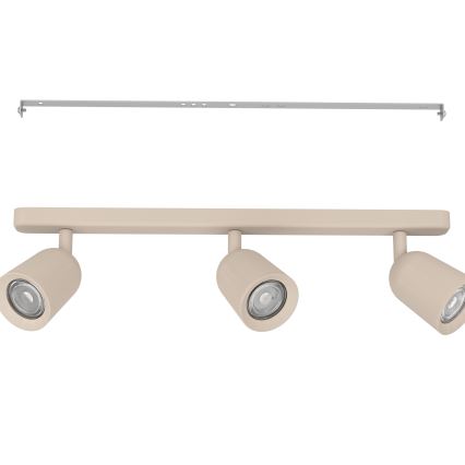 Eglo - Spotbelysning 3x GU10/10W/230V beige