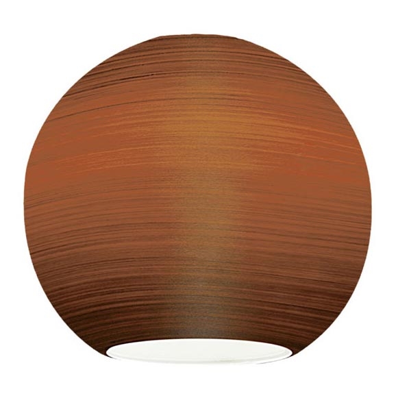 EGLO 90251 - Reserveglas til pendel, bordlampe, loftlampe og spotlampe MY CHOICE E14 diameter 9 cm brun tørret